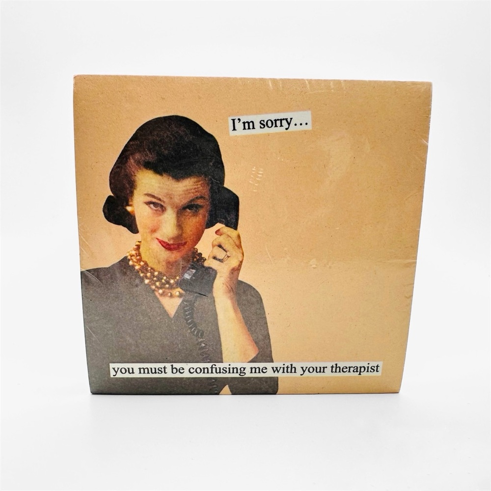 ★ NWT Anne Taintor Funny Sticky Notes - Color Peach ★ - Picture 6 of 13